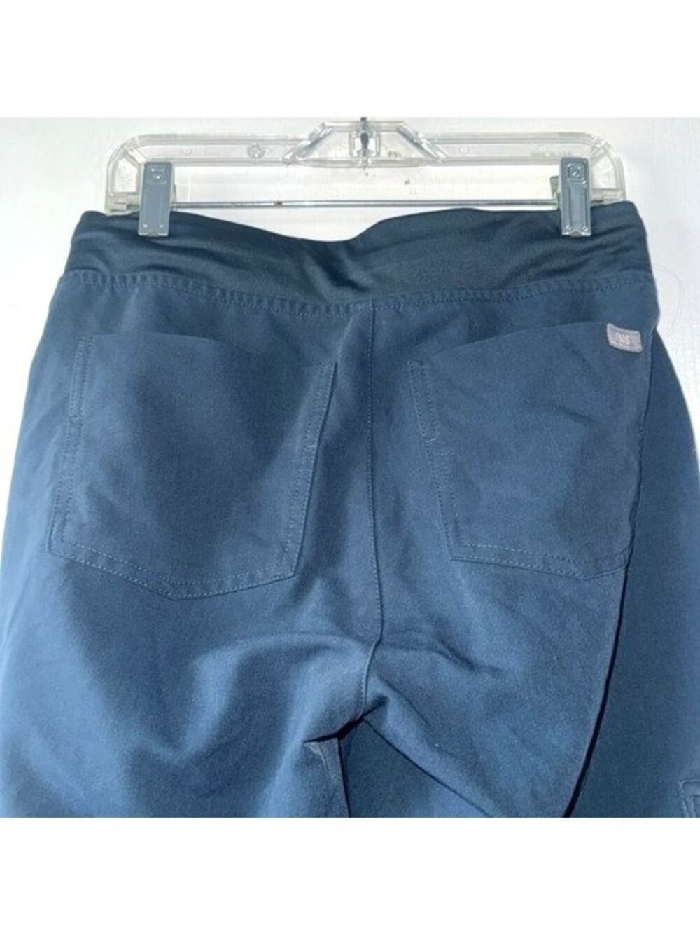 Figs Technical Collection Jogger Scrub Pants XXS Navy Blue Polyester Blend Elast - Picture 7 of 11